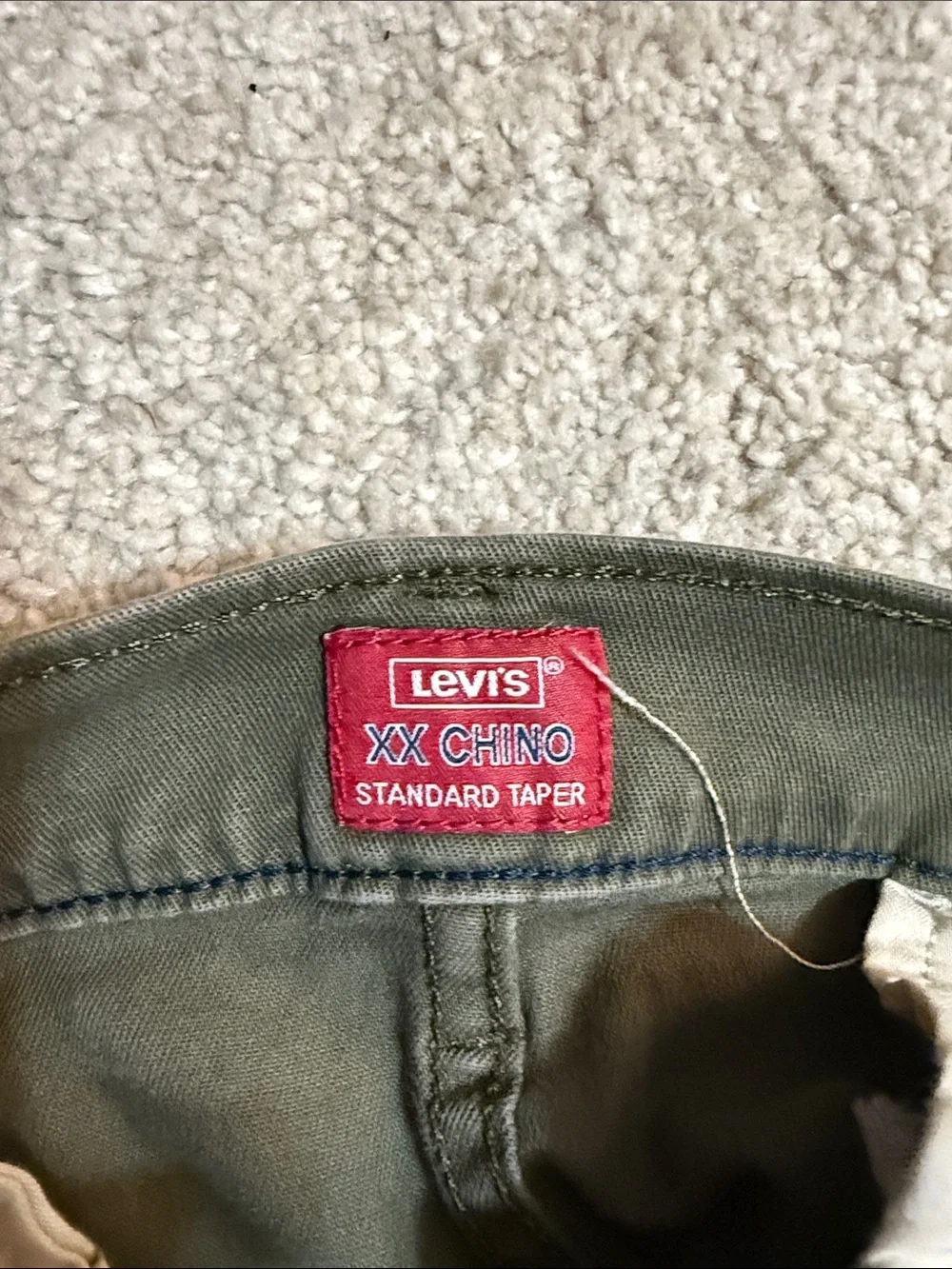 Levi’s Men's Olive Green XX Chino Pants